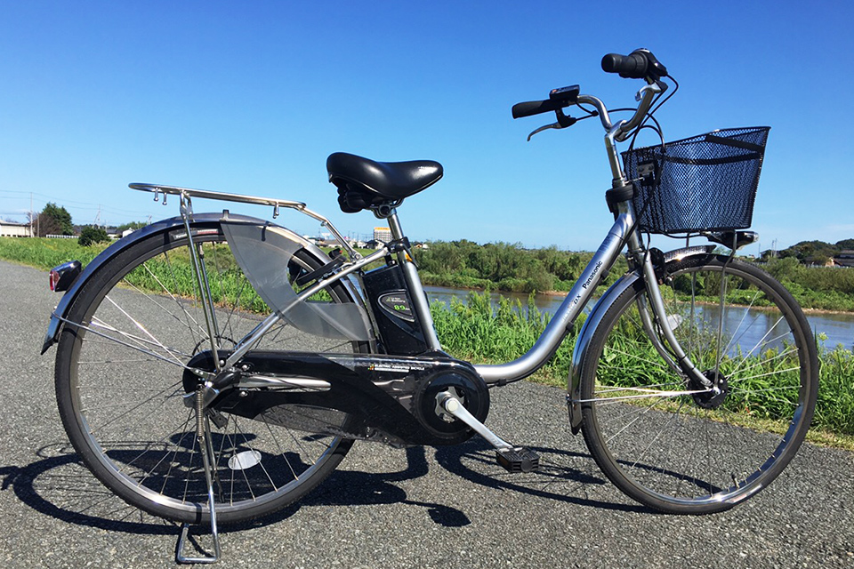 大量自転車レンタルドットコムの電動自転車見本写真