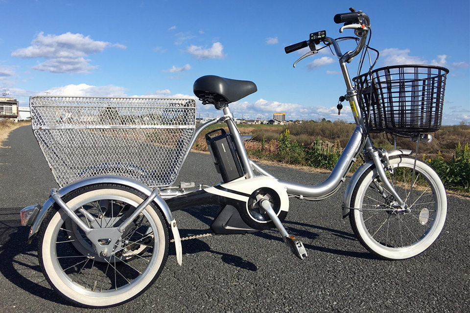 3輪自転車 電動化